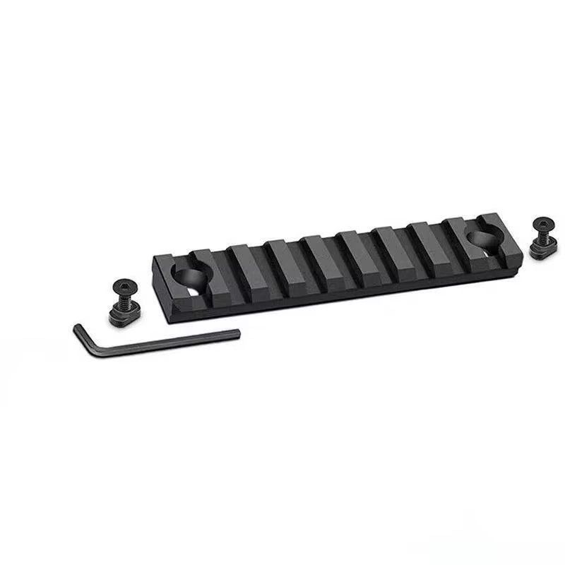 20mm Aluminum Metal Tactical Guide Rail Plate Security Guide Rail Nut Screw Wrench with 3 5 7 9 11 13 Sling Rotation Set