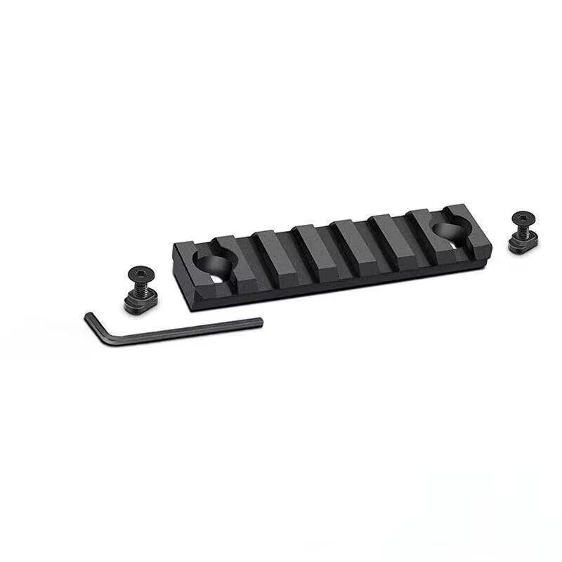 20mm Aluminum Metal Tactical Guide Rail Plate Security Guide Rail Nut Screw Wrench with 3 5 7 9 11 13 Sling Rotation Set