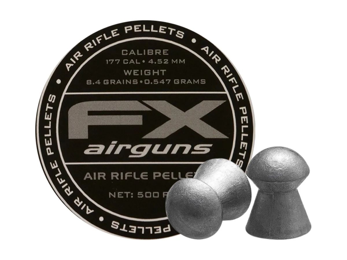 FX AIRGUNS PELLETS CAL 4.5MM 8.44 GRAINS 500PCS