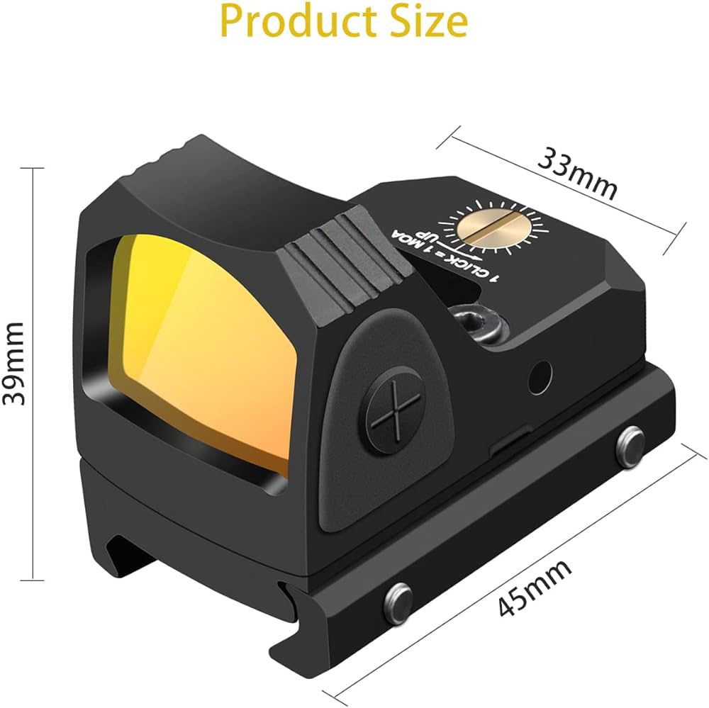 RED DOT REFLEX SIGHT GN22- Adjustable LED RMR