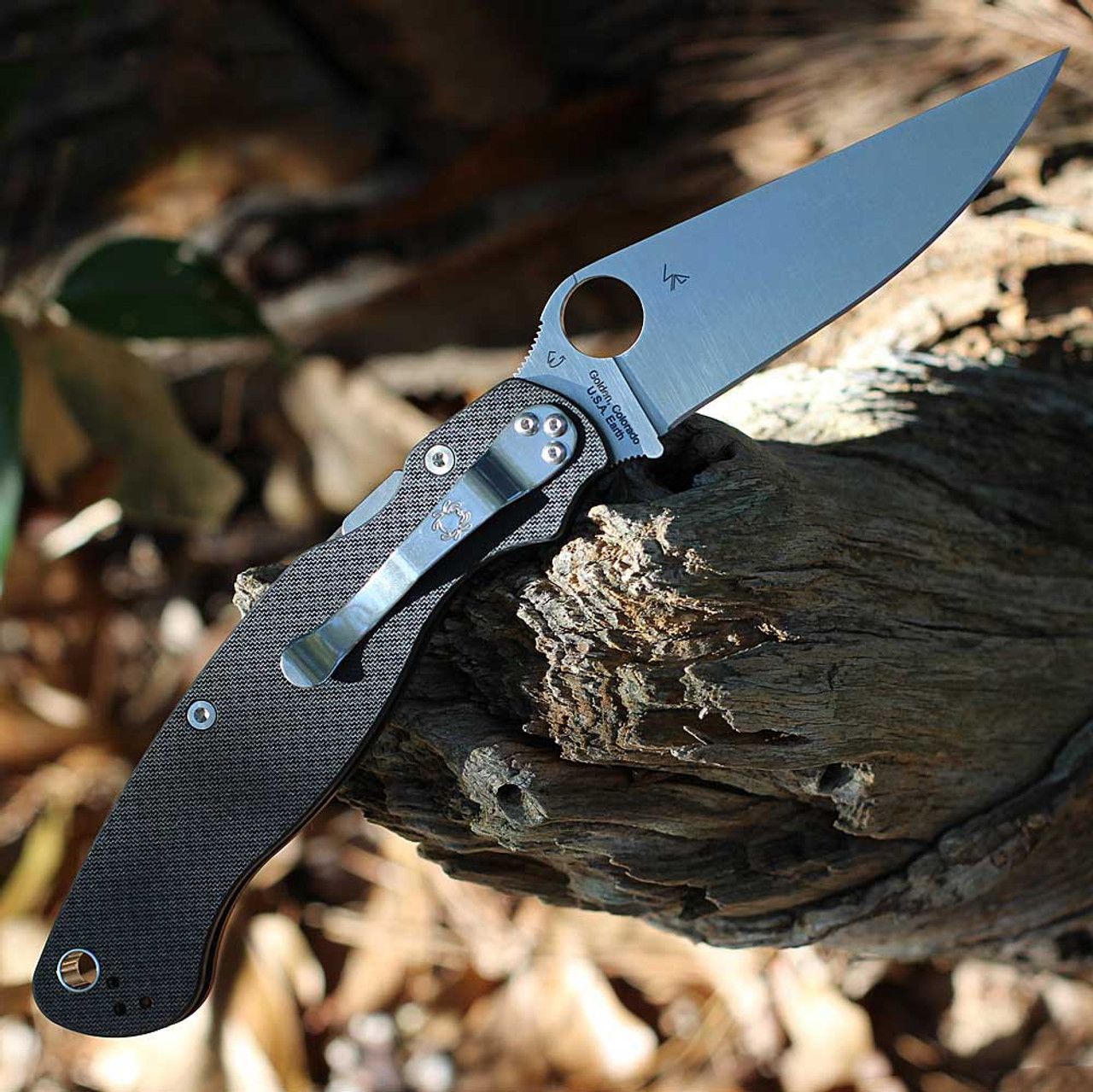 SPYDERCO CPM S30V - C223 - CARBON FIBER