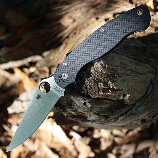 SPYDERCO CPM S30V - C223 - CARBON FIBER