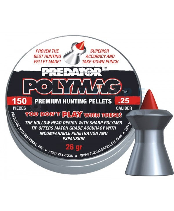 JSB POLYMAG CAL 6.35MM (26) 150PCS