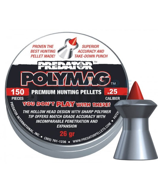JSB POLYMAG CAL 6.35MM (26) 150PCS