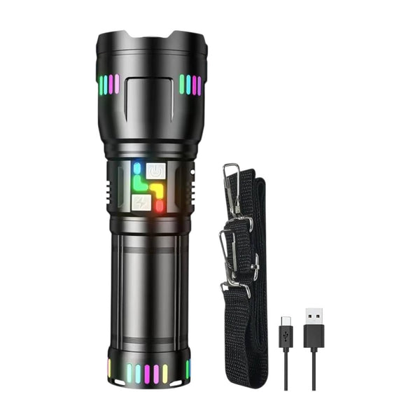 ALUMINUM ALLOY STRONG LIGHT FLASHLIGHT