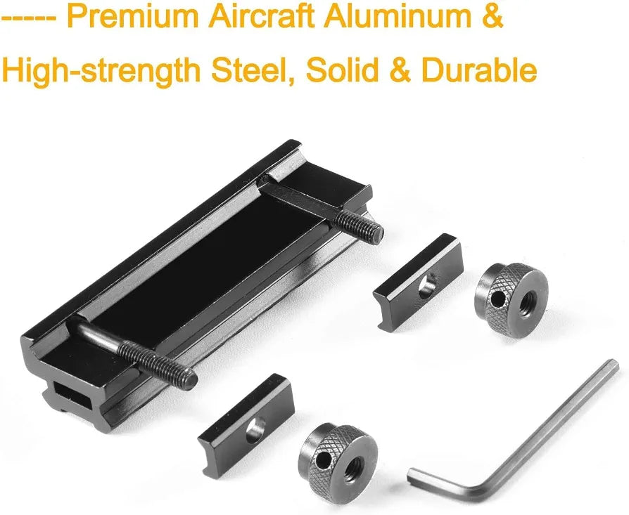 Medium Profile 1/2 Inch Picatinny Weaver Rail Flat Top