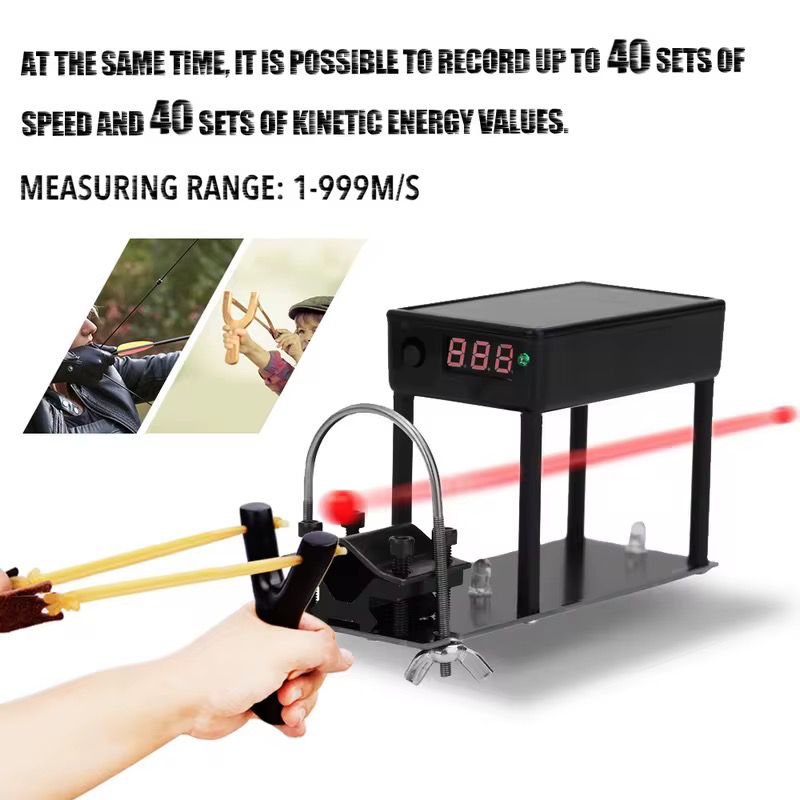 Clamp-Style Digital Speedometer / Tachymeter
