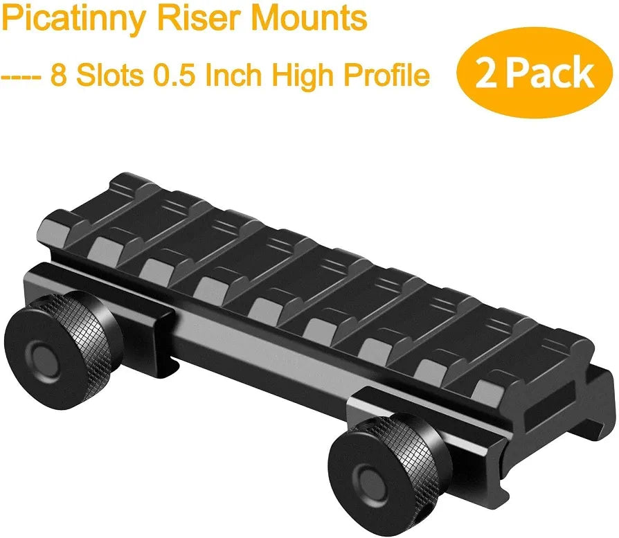 Medium Profile 1/2 Inch Picatinny Weaver Rail Flat Top