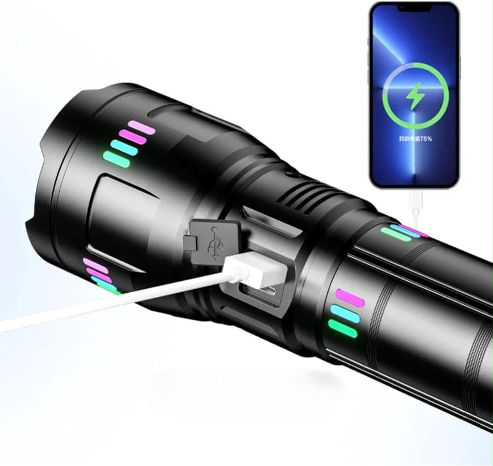 ALUMINUM ALLOY STRONG LIGHT FLASHLIGHT