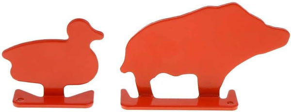 Carbon Steel Target 4Pcs Animal Silhouette Target for Yard