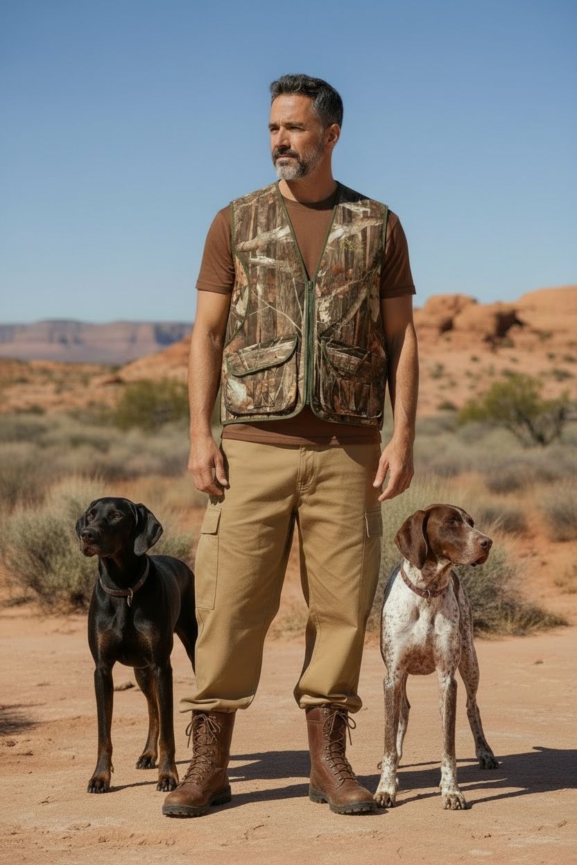 SKILLED HUNTER CAMOUFLAGE VEST  CLVE038