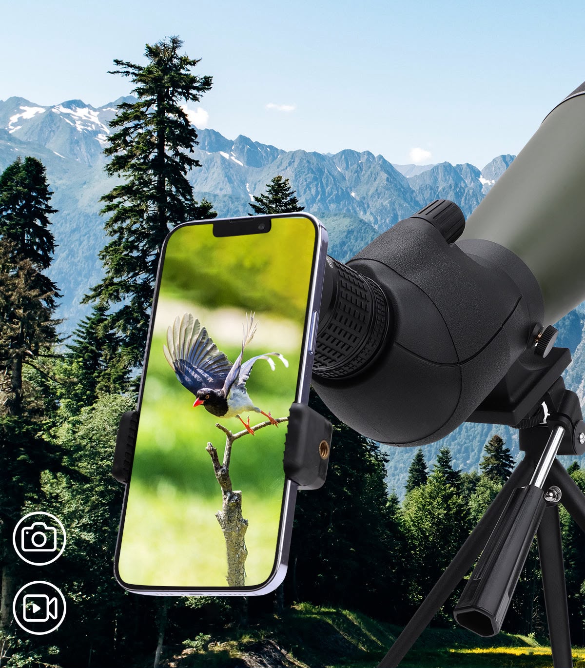 TELESCOPE MONOCULAR 20-60*80mm