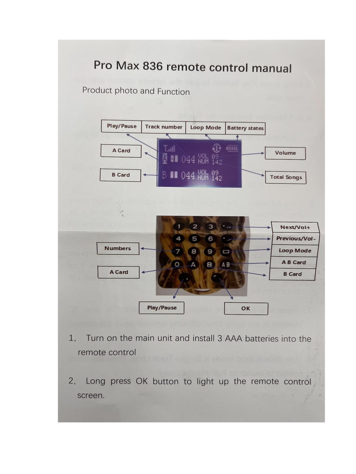 MULTIBIRDS PRO MAX WITH REMOTE  - AEBC042