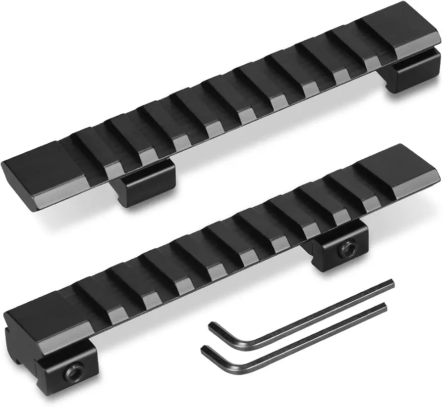 Picatinny Extension Adapter Riser Rail Mount Base 11mm Conversion to 20mm Rail