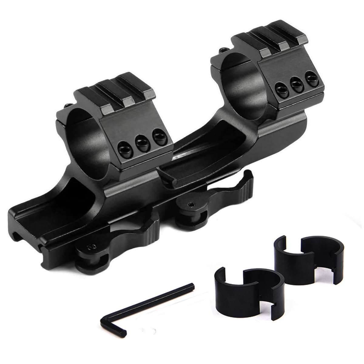 Dual Ring Scope Base Mount for 25.4mm / 30mm Riflescope Quick Release Weaver