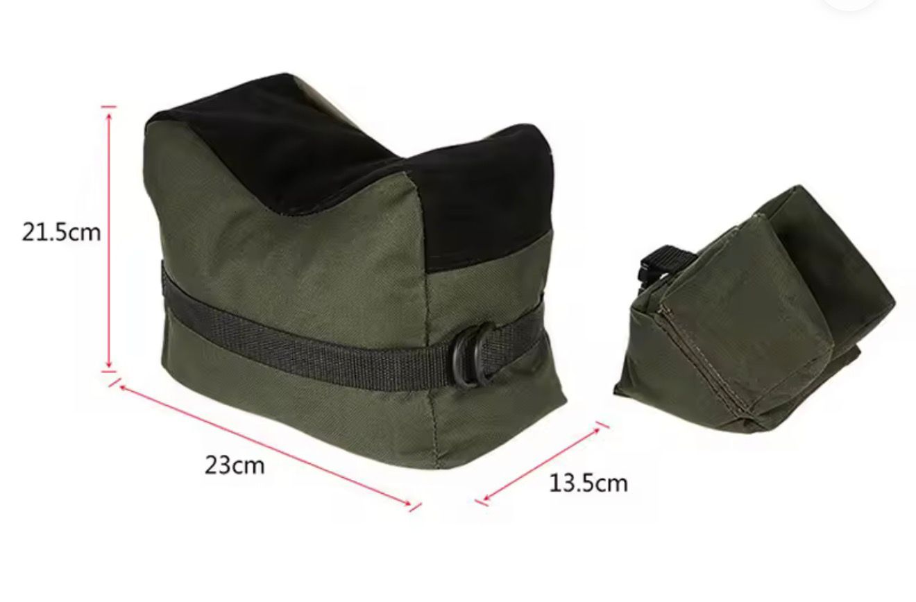 Front & Rear Hunting Bench Rest Support Bag Accessory Shooting