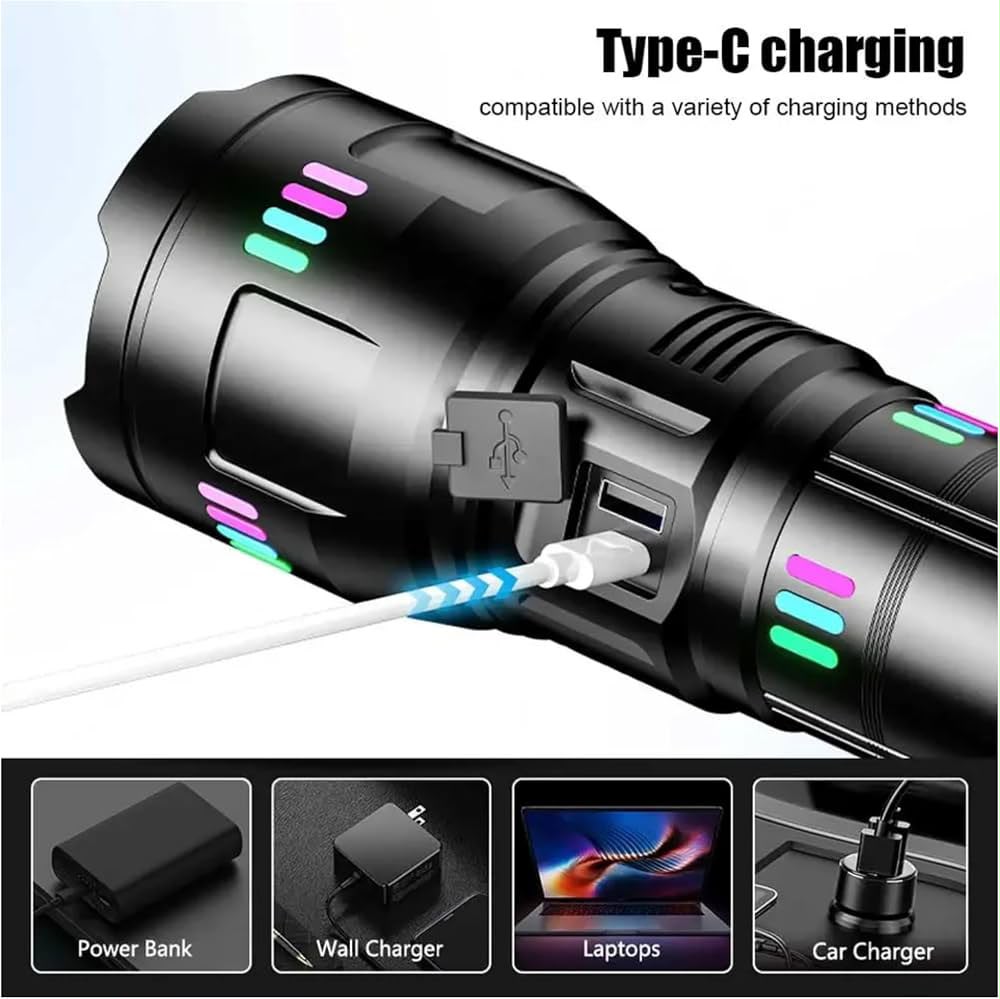 ALUMINUM ALLOY STRONG LIGHT FLASHLIGHT