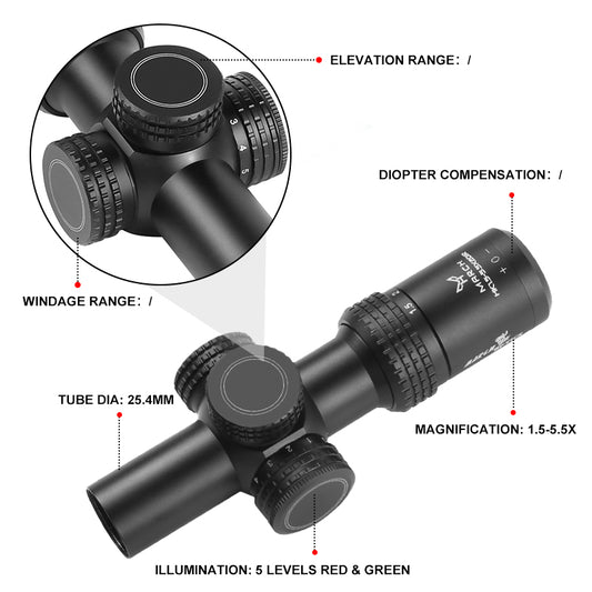 MARCH AMG RS SCOPE  HD 1.5-5.5*20 IR
