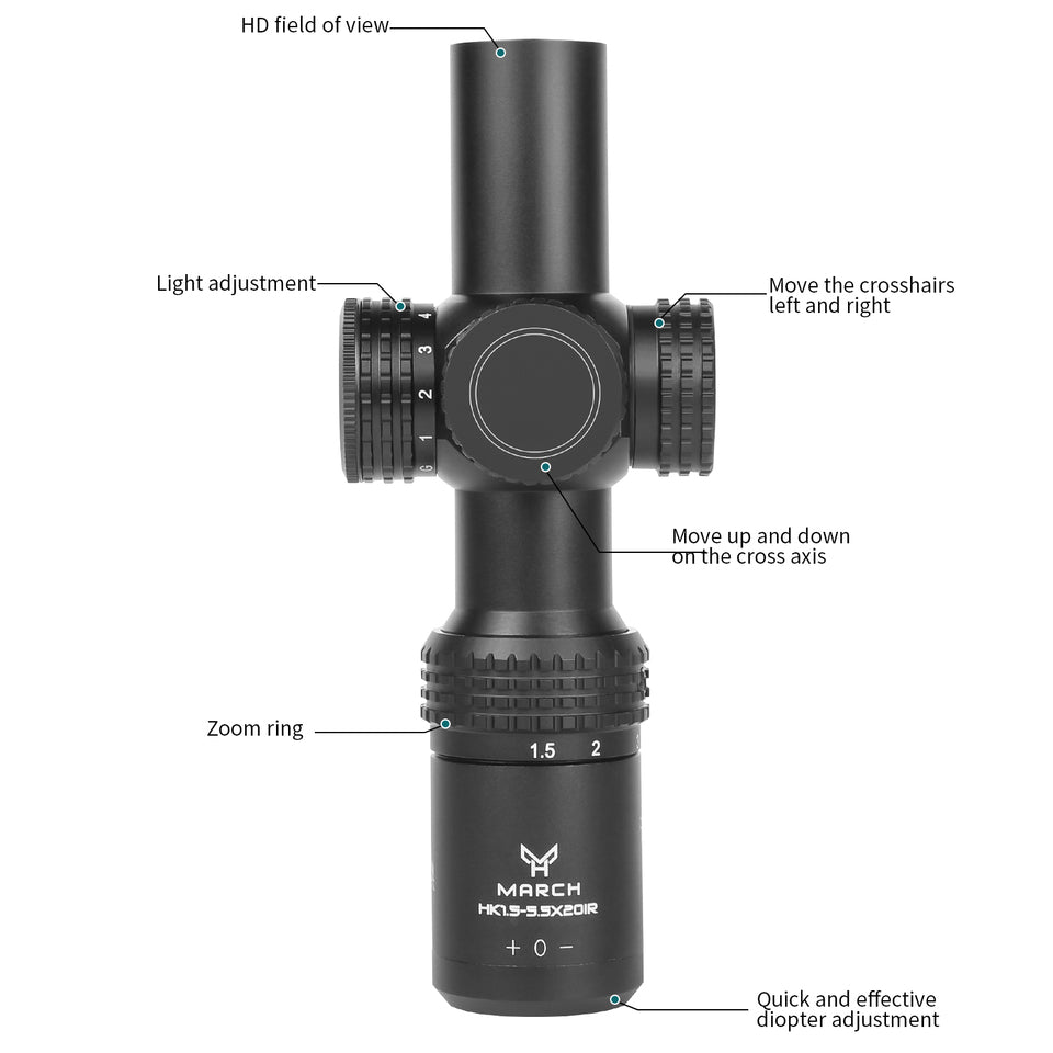 MARCH AMG RS SCOPE  HD 1.5-5.5*20 IR