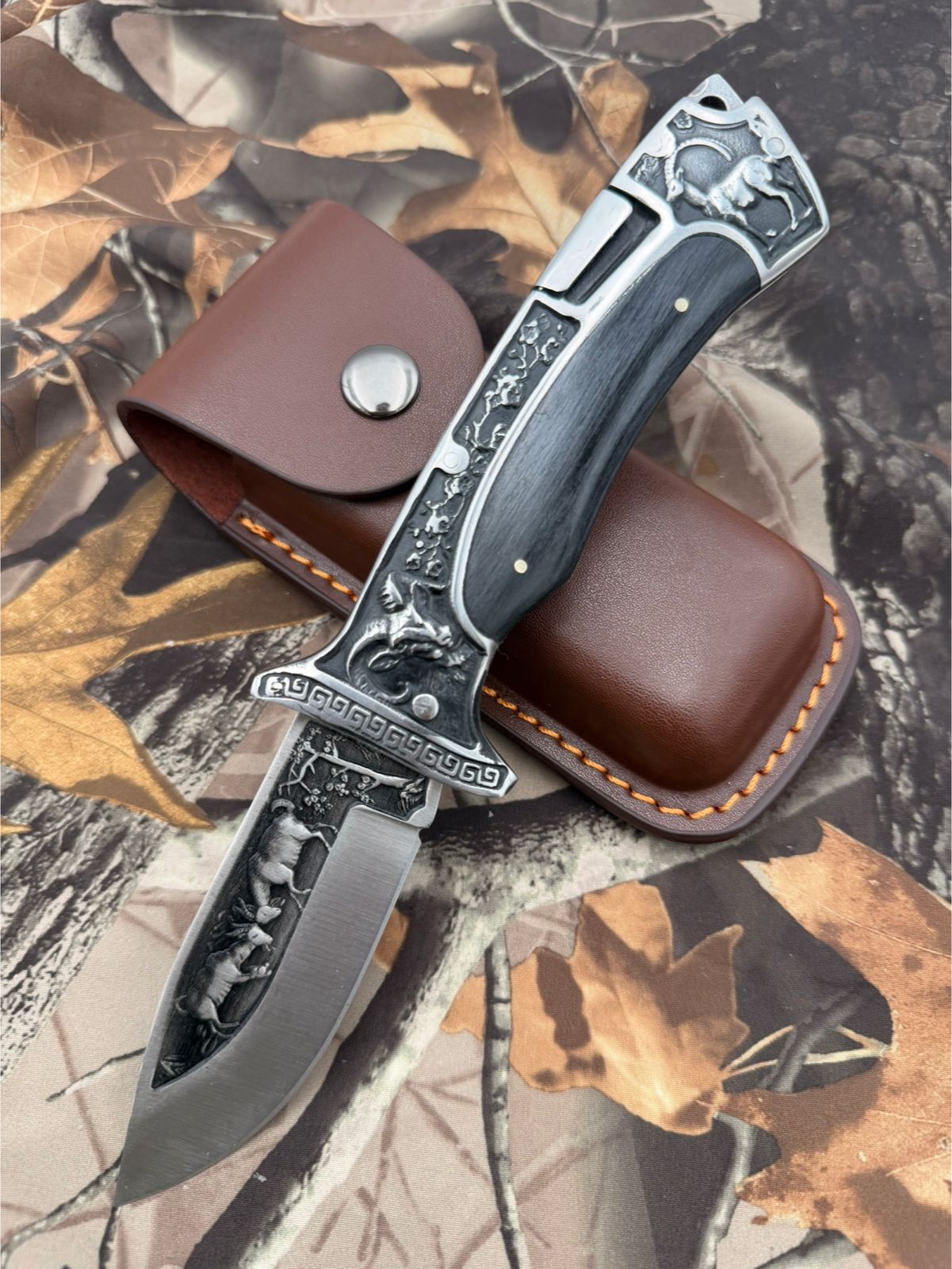 WILD DEAR FOLDING KNIFE -A3191-OEKNA3191