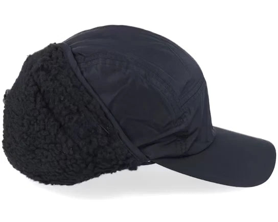 Lorenzo Cap Black Earflap Black One Size