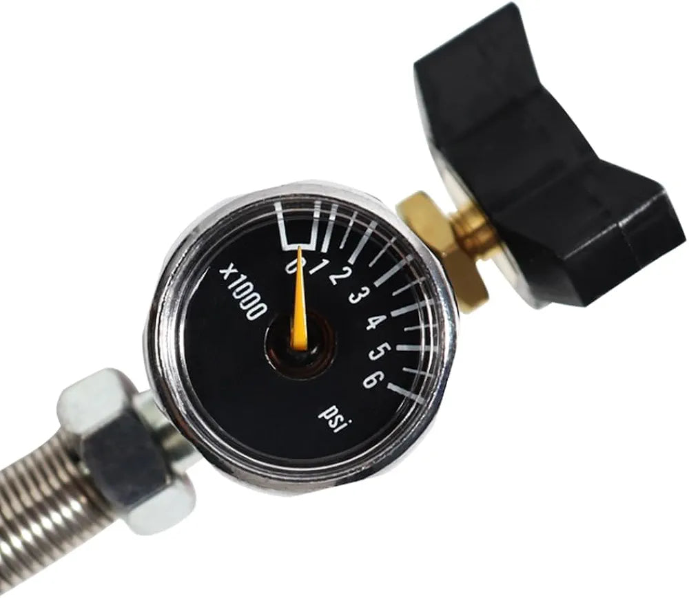 24Inch PCP Scuba Diving HPAT Valve CO2 Filling Station Refill Adapter G5/8 Male Spare Parts