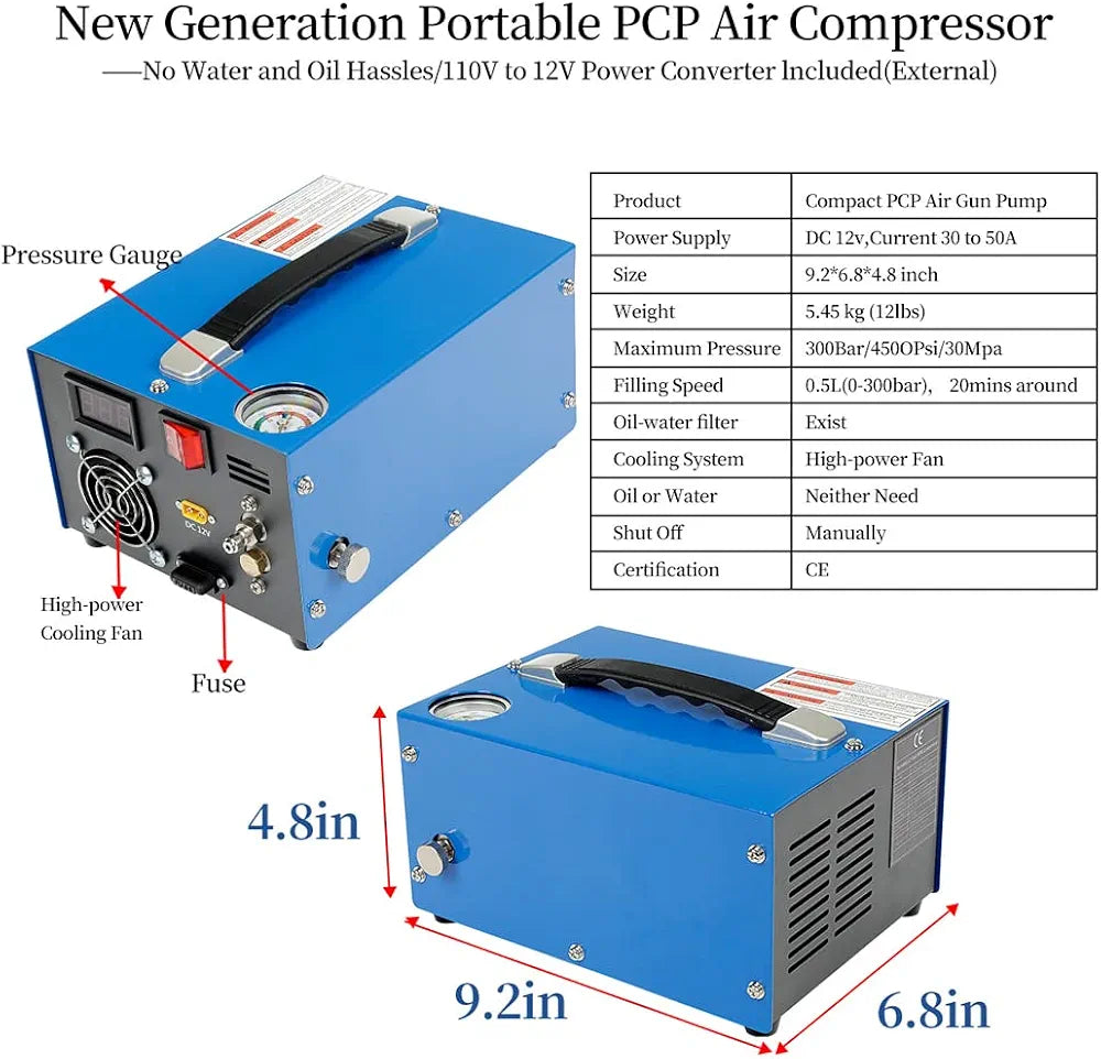 COMPRESSOR AIR 300 BAR 4500 PSI