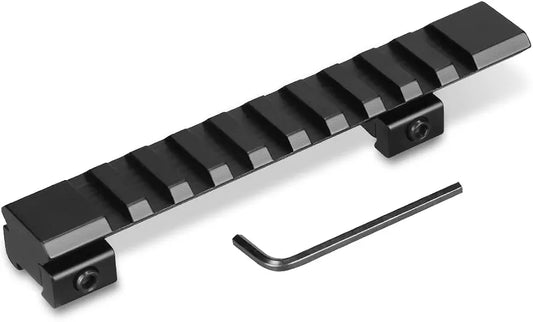 Picatinny Extension Adapter Riser Rail Mount Base 11mm Conversion to 20mm Rail 12.5 cm