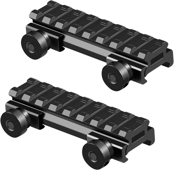 Medium Profile 1/2 Inch Picatinny Weaver Rail Flat Top ADAPTER 11mm to 20mm